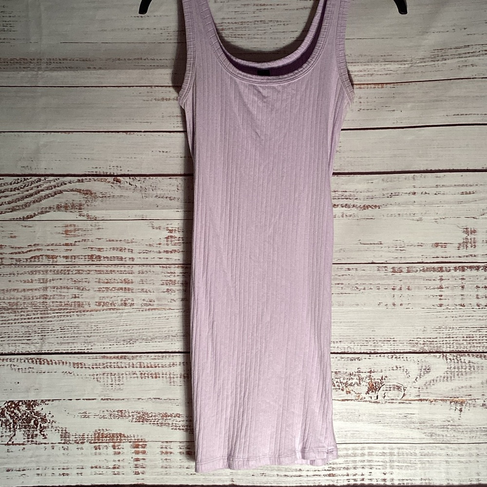 SHEIN Lilac Ribbed Dress